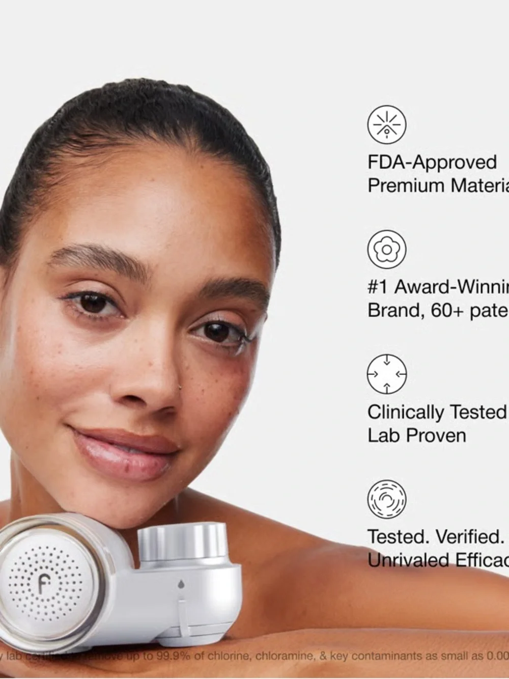 NEW Filterbaby faucet filter - Chrome